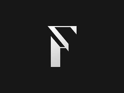 Fraxtured Logo clean letter logo minimal