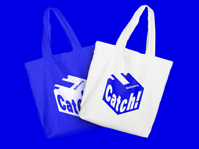 Identity design bag blank blue branding catch cor corporate delivering delivery design graphic design identity logistic logo logotype market retail shopper bag shopping style