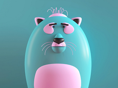Neat is a kind and little shy cartoon cat by RoninStrider on Dribbble
