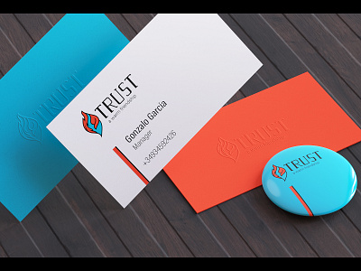 Consulting company, business card design