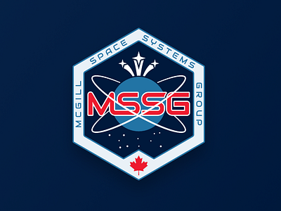 McGill Space Group Retro Patch design logo mission patch
