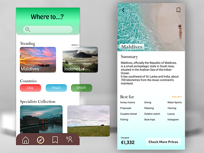 Usabilitized Travel App UX/UI Design (2021 Apr)
