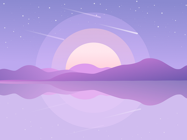 Stars are falling, make your wishes by Awsmd on Dribbble