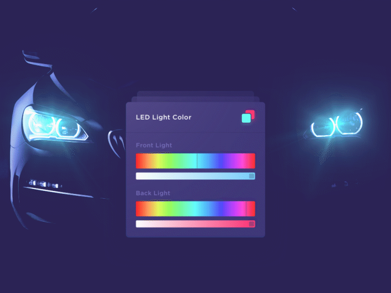 Car Control Mobile App Design