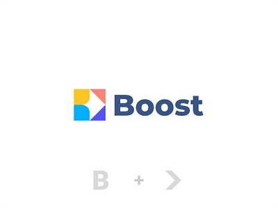 Boost logo abstract boost boostlogo brand branding business companylogo design graphic design lettermark logo logobrand logomark logotype mark simple