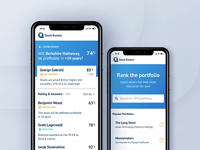 Stock Ranker Review analysis investing rank responsive stocks trading ui ux web