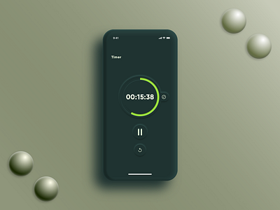 DailyUI014 - Countdown Timer app app design countdown countdown timer dailyui design mobile mobile app neumorphic design neumorphism sketch timer timer app ui ui design