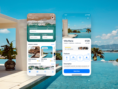 Hotel Booking app app booking design hotel hotel booking mobile mobile app travel ui