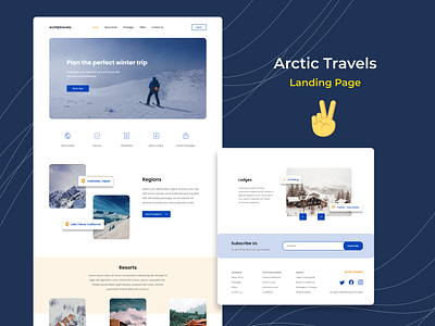 Arctic Travels - Landing Page