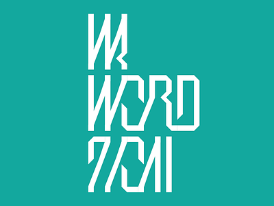 In A Word 2011 conference lettering ribbon wordmark