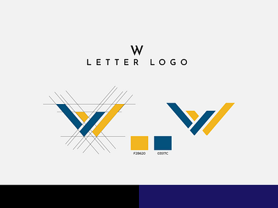 W Letter Logo art design flat graphic design icon illustration illustrator logo minimal type typography