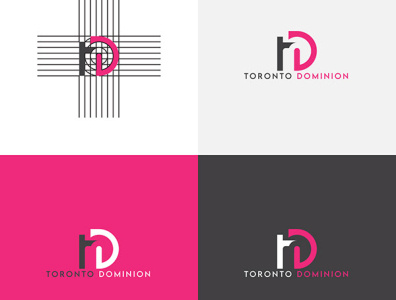 T D Letter Logo 3d animation branding design flat graphic design icon illustration illustrator letter logo logo td letter logo ui vector