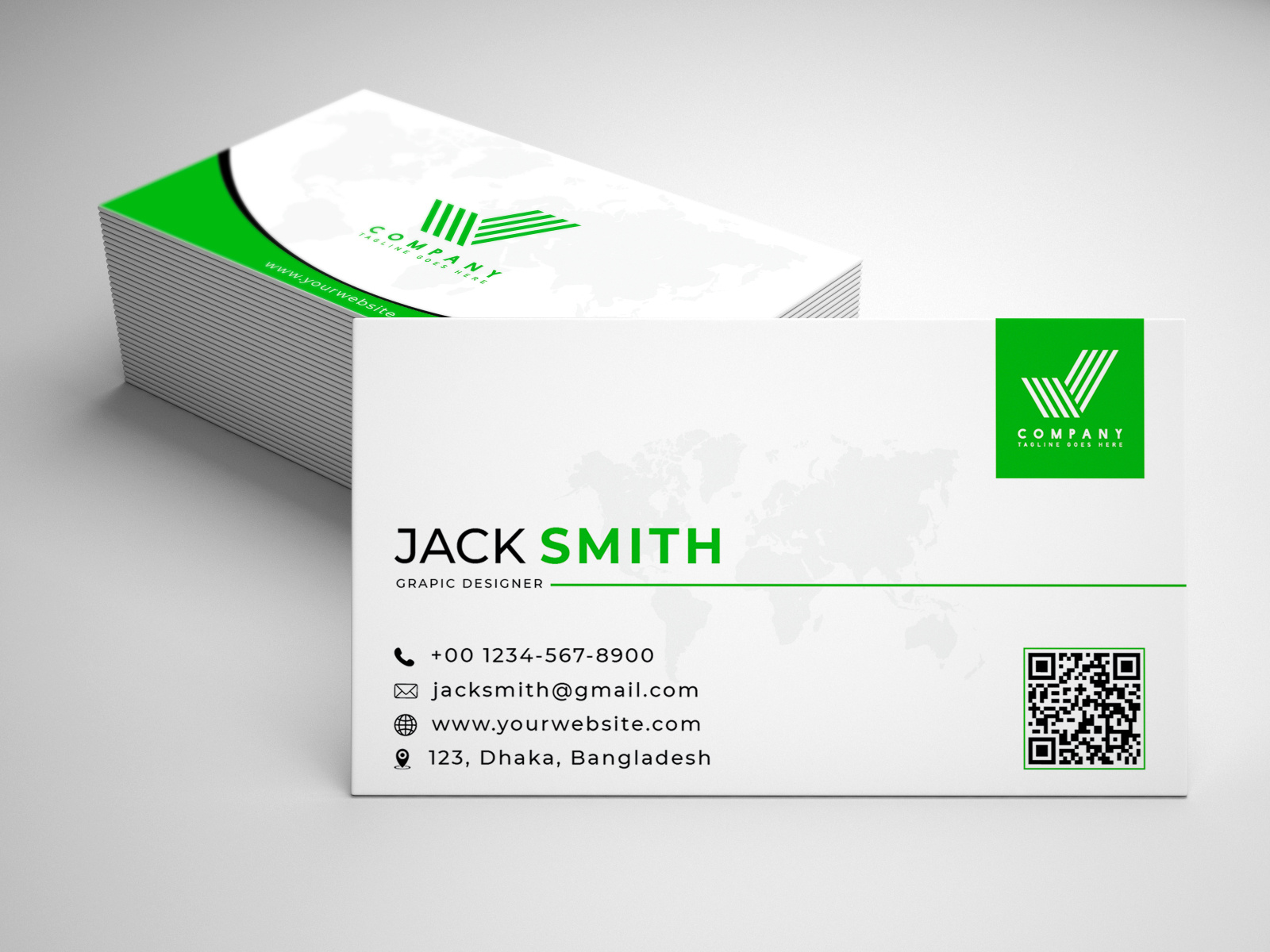 Business Card by Md Rahat Hossain on Dribbble