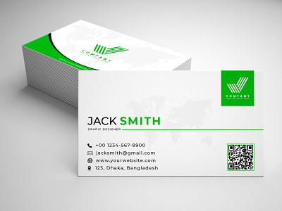 Business Card animation branding business card design double sided flat graphic design icon illustration illustrator logo motion graphics ui vector