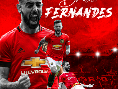 Bruno Fernandes branding bruno fernandes design flat football graphic design icon illustration illustrator logo ui vector