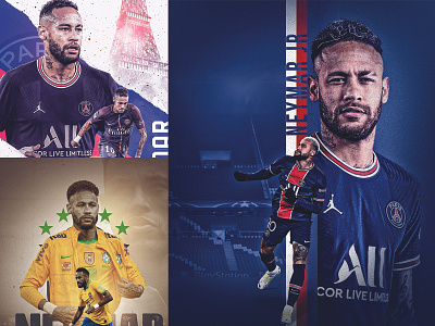 Neymar Banner Design branding brazil design fifa flat football graphic design icon illustration illustrator logo neymar banner design neymer ui vector