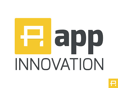 App Innovation app logo brand logo yellow