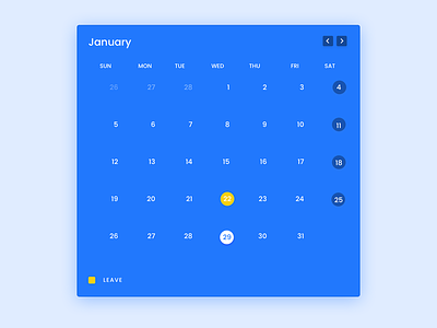 Calendar calendar employee calendar month view