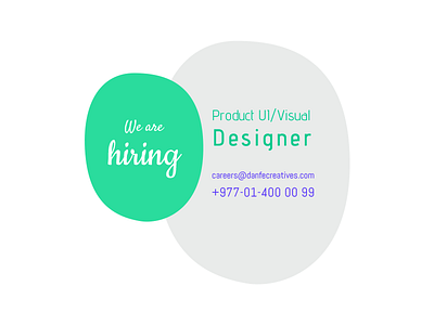 We are Hiring product designer ui designer