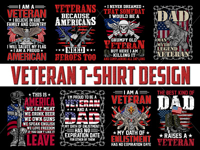 Veteran T shirt Design