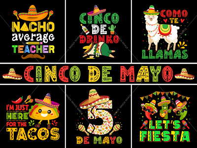 Cinco De Mayo T shirt Design