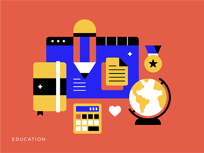 Illustration for Icons8 / Education
