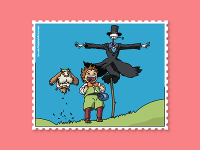 Howl's moving castle / Stamps collection