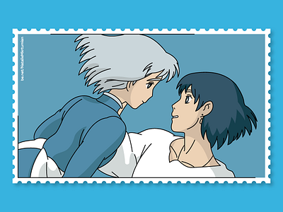 Howl's moving castle / Howl and Sophie / Stamps collection