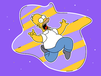 Homer graphicdesign homer illustration illustrationoftheday line lineart lines simpson simpsons vector vectordesign