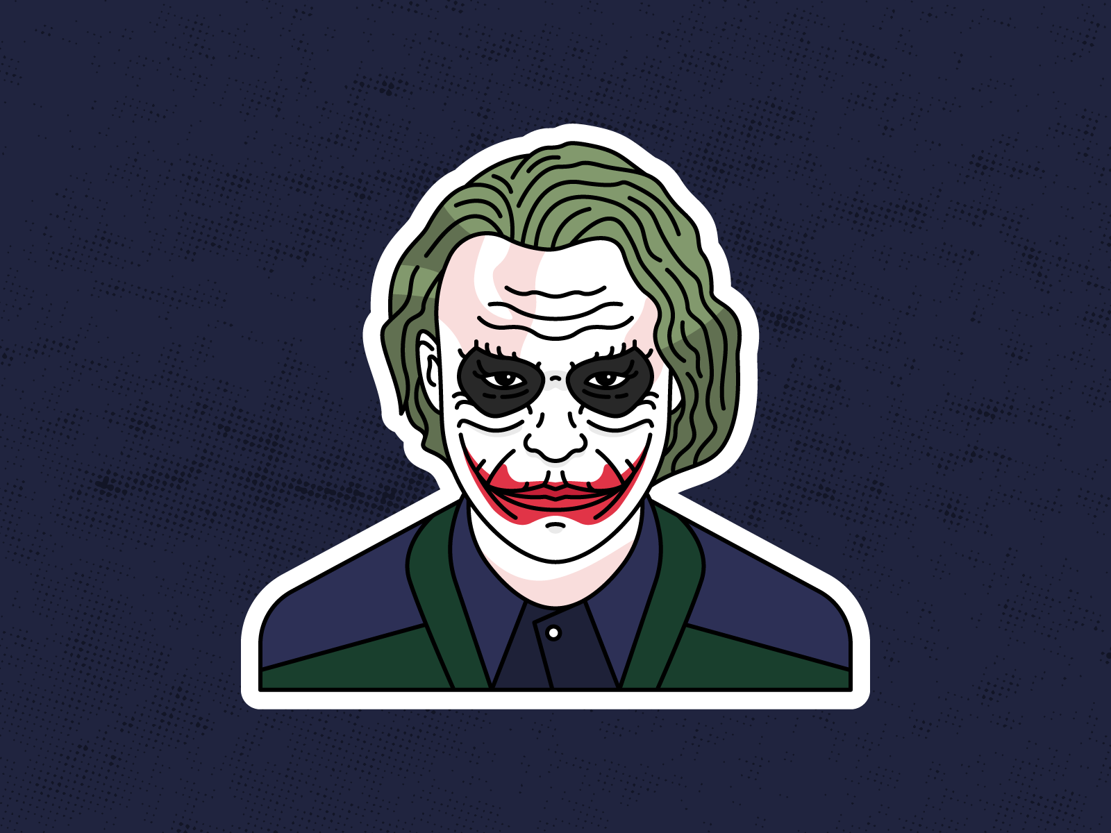 Joker | Heath Ledger by Natalie Mkrtumian on Dribbble