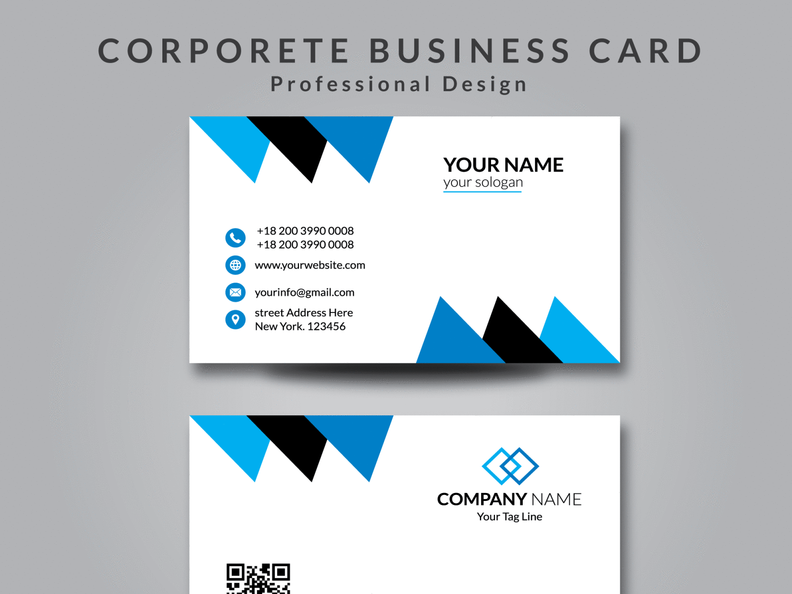 Corporete Business Card branding business card design card design graphic design icon illustration illustrator logo typography vector visiting card