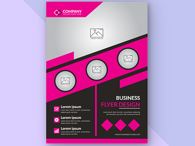 Business Flyer Template Design graphic design modern