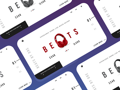 Beats Landing Page dailyui design designer designinpiration landing page design typography ui uidesign uiinspiration uiux uiux designer uiuxdesign userinterface ux uxdesign uxui web design