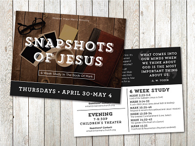 Snapshots of Jesus bible church flyer jesus layout mariners ministry x2