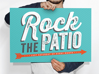 rock the patio poster