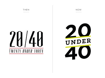 20 Under 40 - Logo Redesign