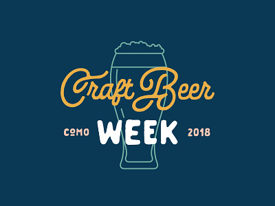 COMO Craft Beer Week 2018 - Reject beer branding columbia craft beer craft beer week event identity logo missouri rejects typography