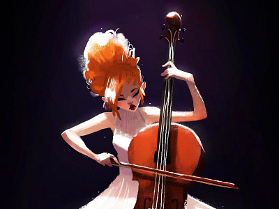 Cello Player cello girl music performance solo stage woman