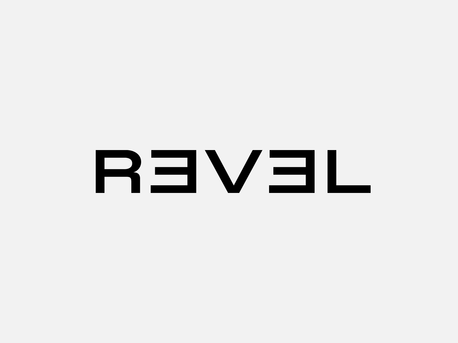 REVEL Logo app ar argentina asis branding design education identity logo logotype math technology wordmark