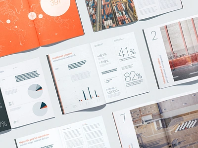 ILAT Annual Report Spreads annual report argentina asis branding design editorial identity infographics print