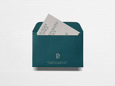 PR Envelope envelope real estate stationery wip