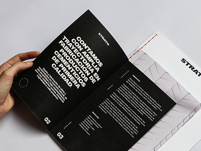 Strato branding brochure catalogue editorial print
