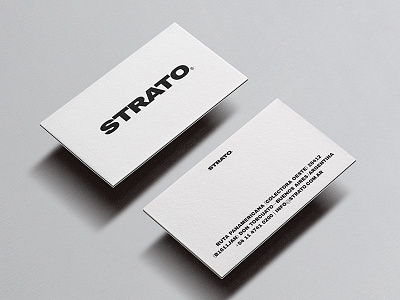Strato triplex cards argentina branding cards print stationery triplex