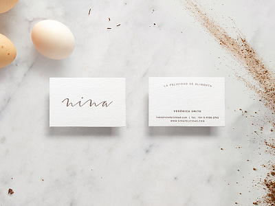 Nina cards branding cards cookies print stationery