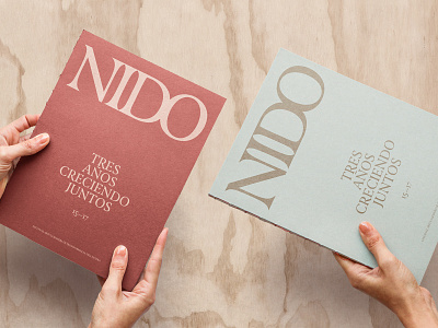 Nido argentina asis branding craft editorial identity print warm wood