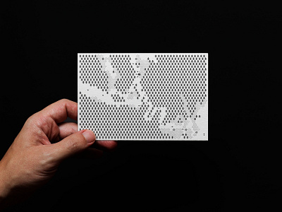 La Tanière Postcard Map asis branding identity letterpress map pattern postcard print stationery