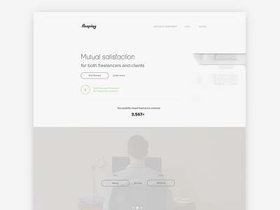 Fleaping landing page