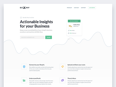 BizXray Homepage - WIP