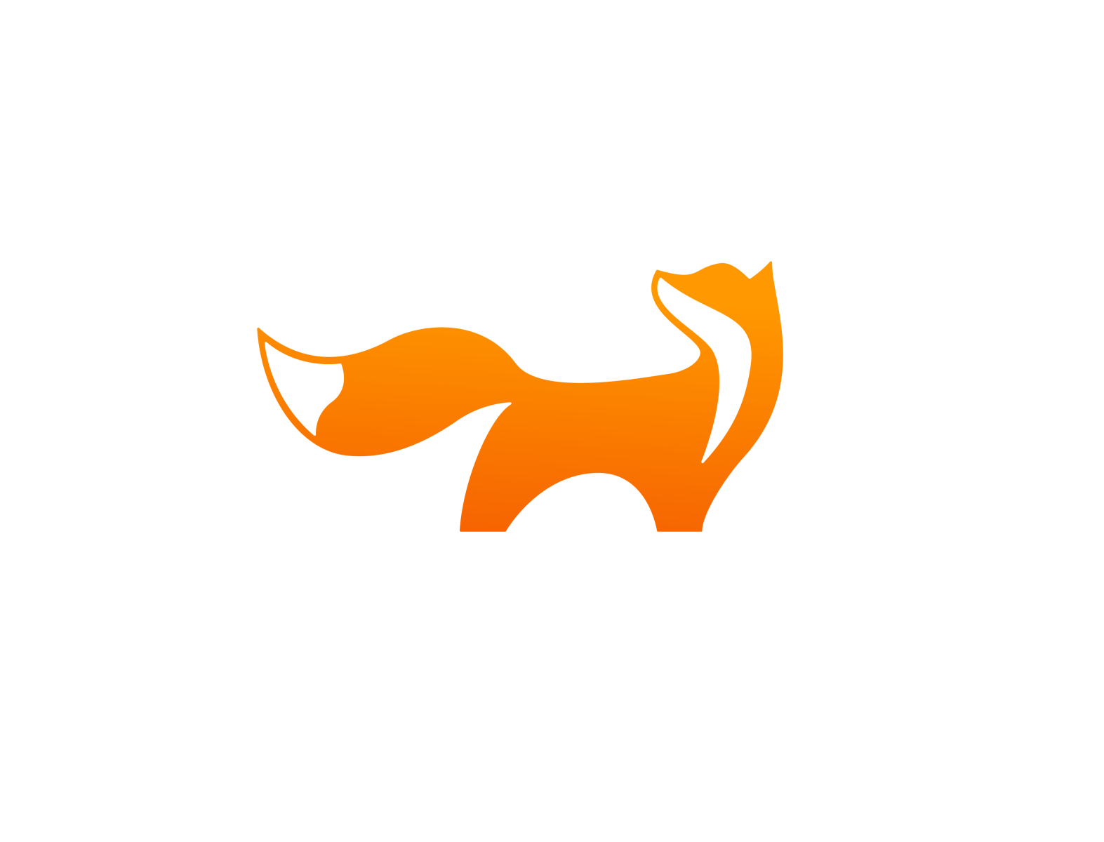 fox logo by zac.designa on Dribbble