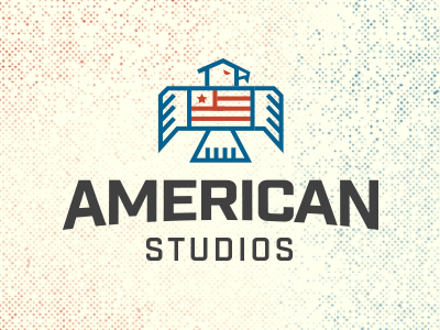 America branding logo poster
